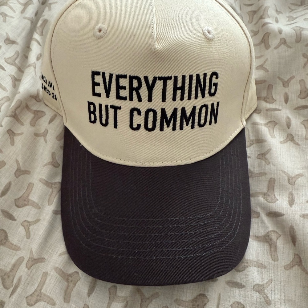 Uncommon James Cream and Black Cap